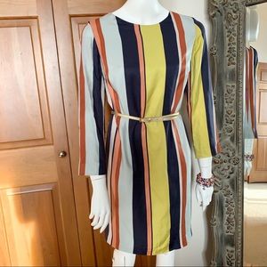 Boden Azalea Tunic Dress, Sz 10L, Multi-Color